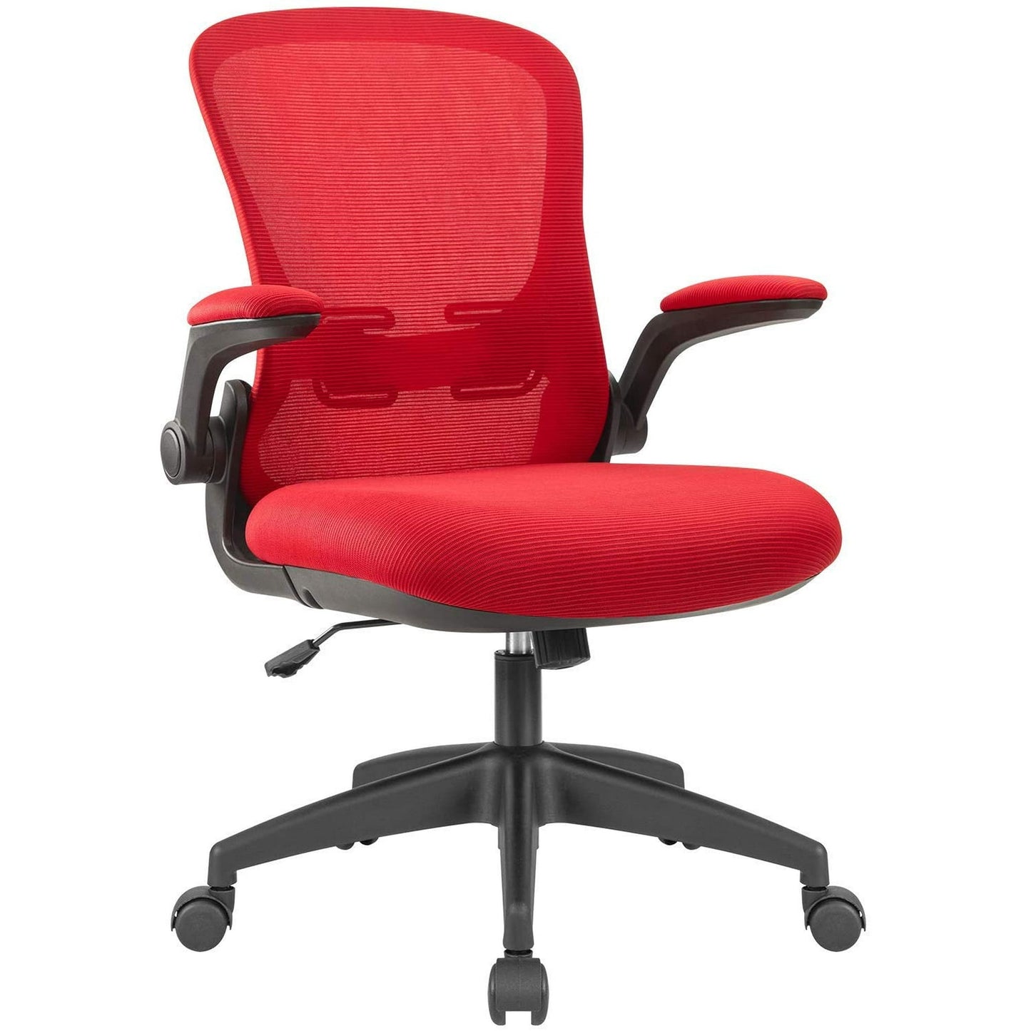 Furmax Office Chair Mesh Desk Chair with Adjustable Arms Ergonomic Computer Chair Rolling Chair with Back and Lumbar Support