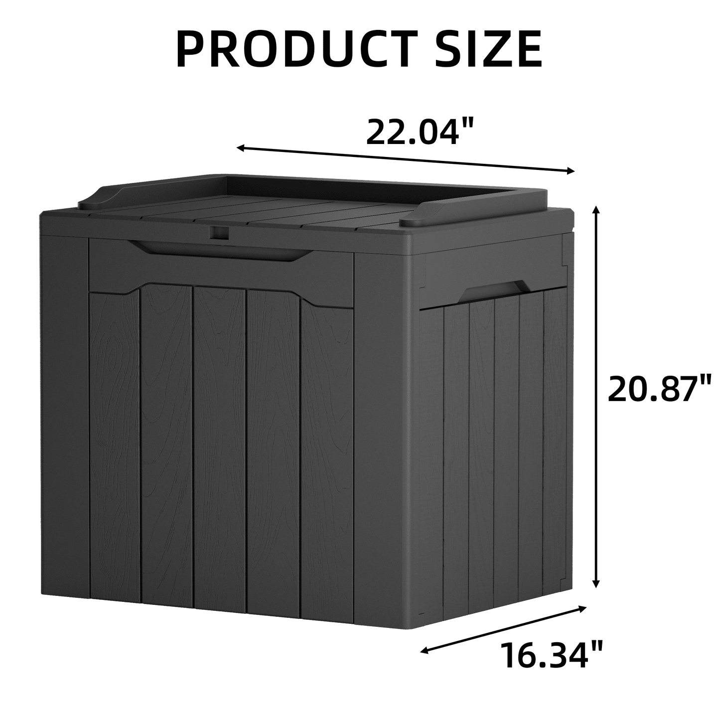 Furmax 31 Gallon Deck Box Outdoor Storage Box Patio Storage Furniture