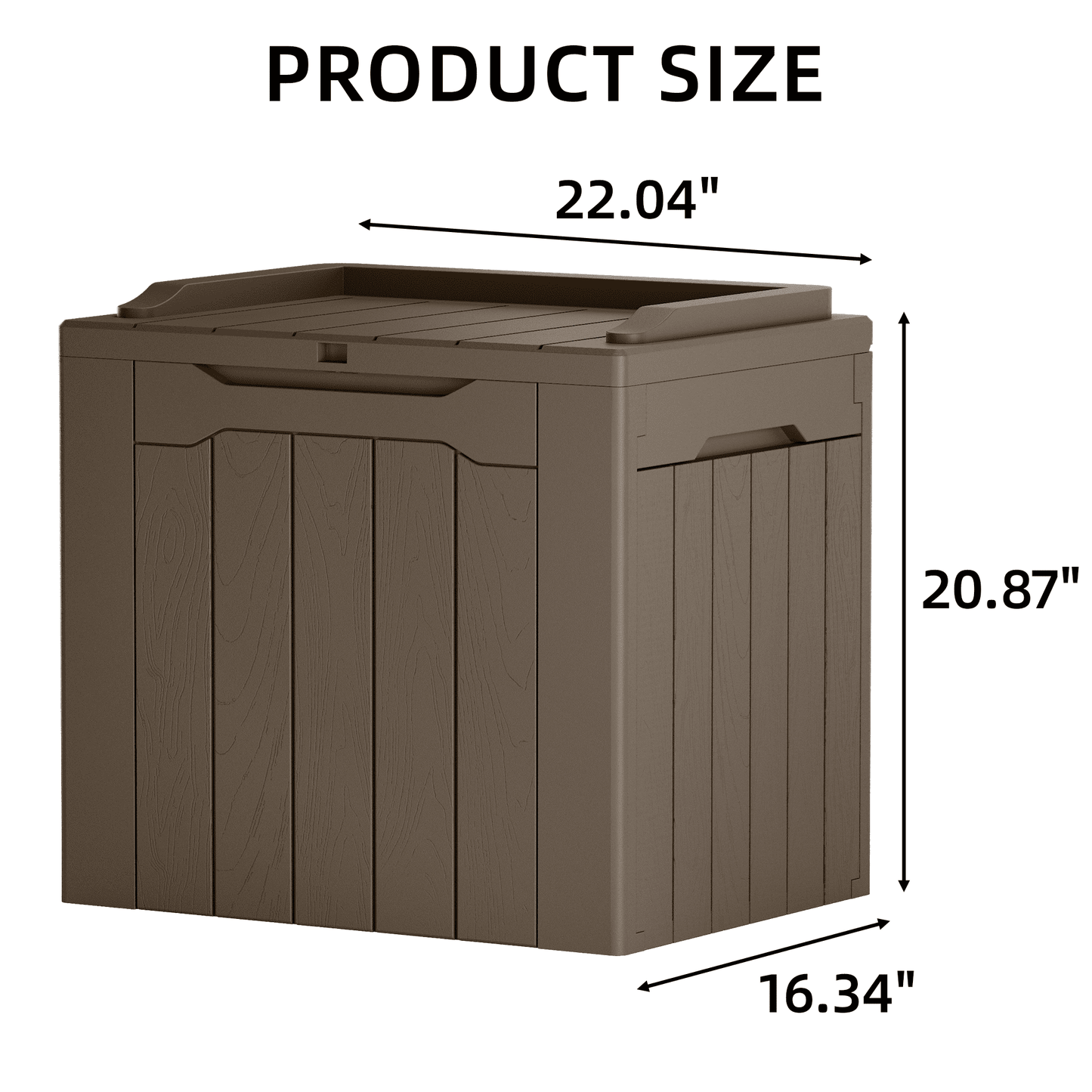 Furmax 31 Gallon Deck Box Outdoor Storage Box Patio Storage Furniture