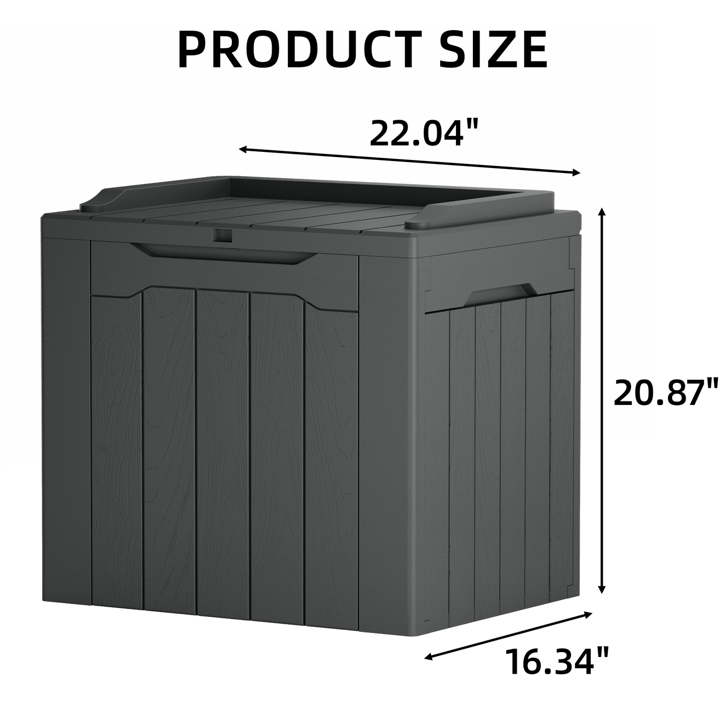 Furmax 31 Gallon Deck Box Outdoor Storage Box Patio Storage Furniture