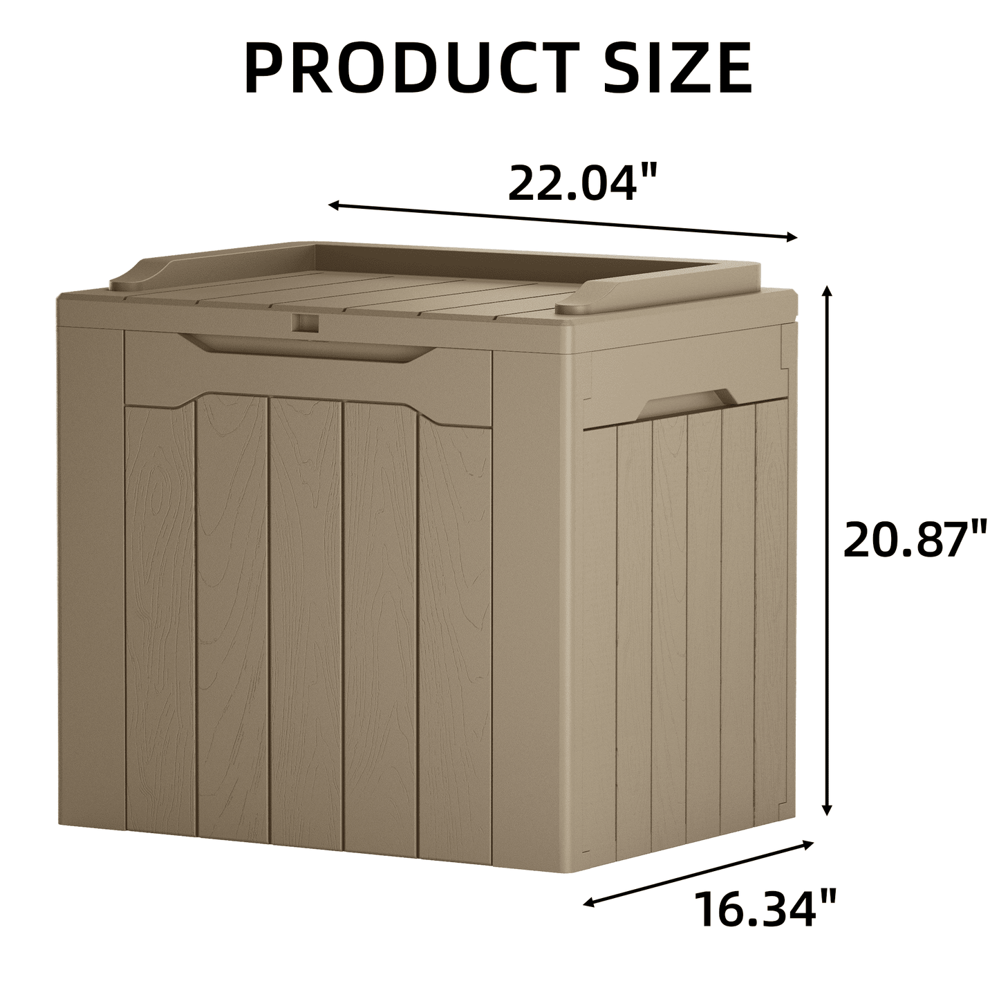 Furmax 31 Gallon Deck Box Outdoor Storage Box Patio Storage Furniture