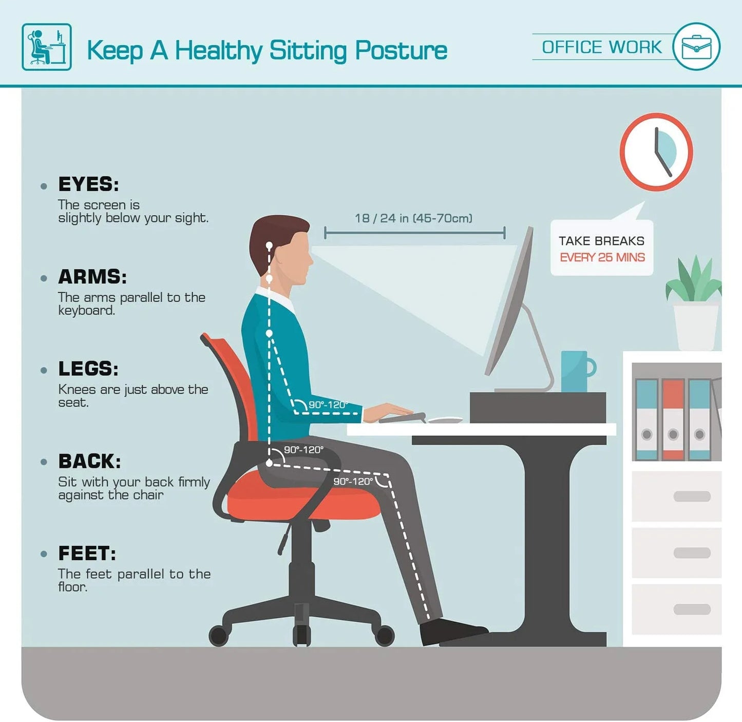 Furmax Mid Back Home Office Chair Mesh Desk Chair Ergonomic Swivel Task Chair with Lumbar Support