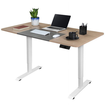 Furmax 55Inch Electric Standing Desk Height Adjustable Desk Sit Stand Office Desk workstation