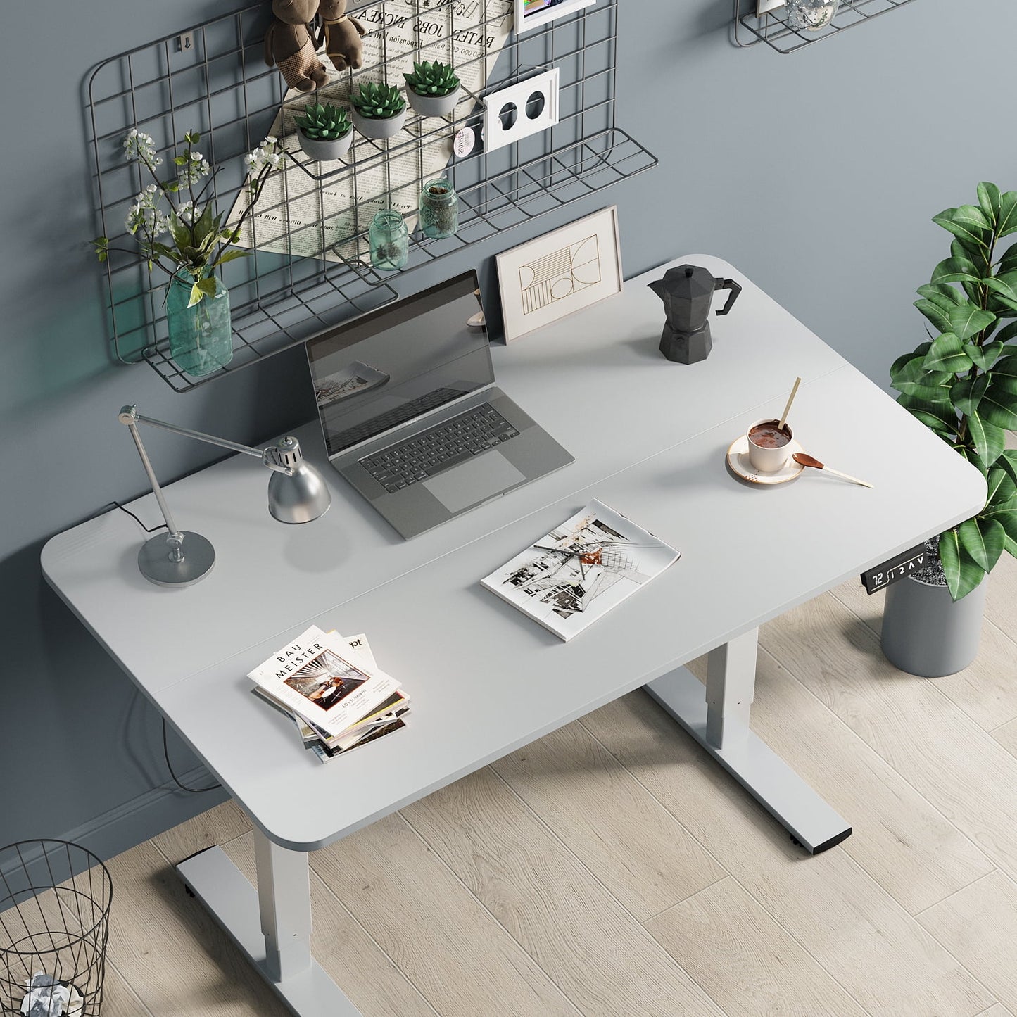 Furmax  Home Office Electric Height Adjustable Standing Desk