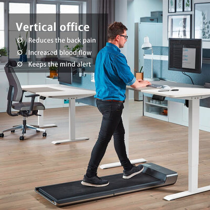 Furmax 55Inch Electric Standing Desk Height Adjustable Desk Sit Stand Office Desk workstation