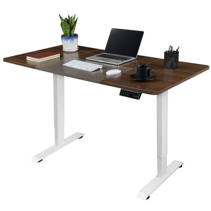 Furmax 55Inch Electric Standing Desk Height Adjustable Desk Sit Stand Office Desk workstation