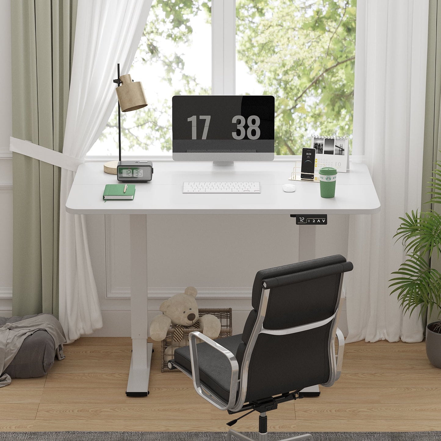 Furmax  Home Office Electric Height Adjustable Standing Desk