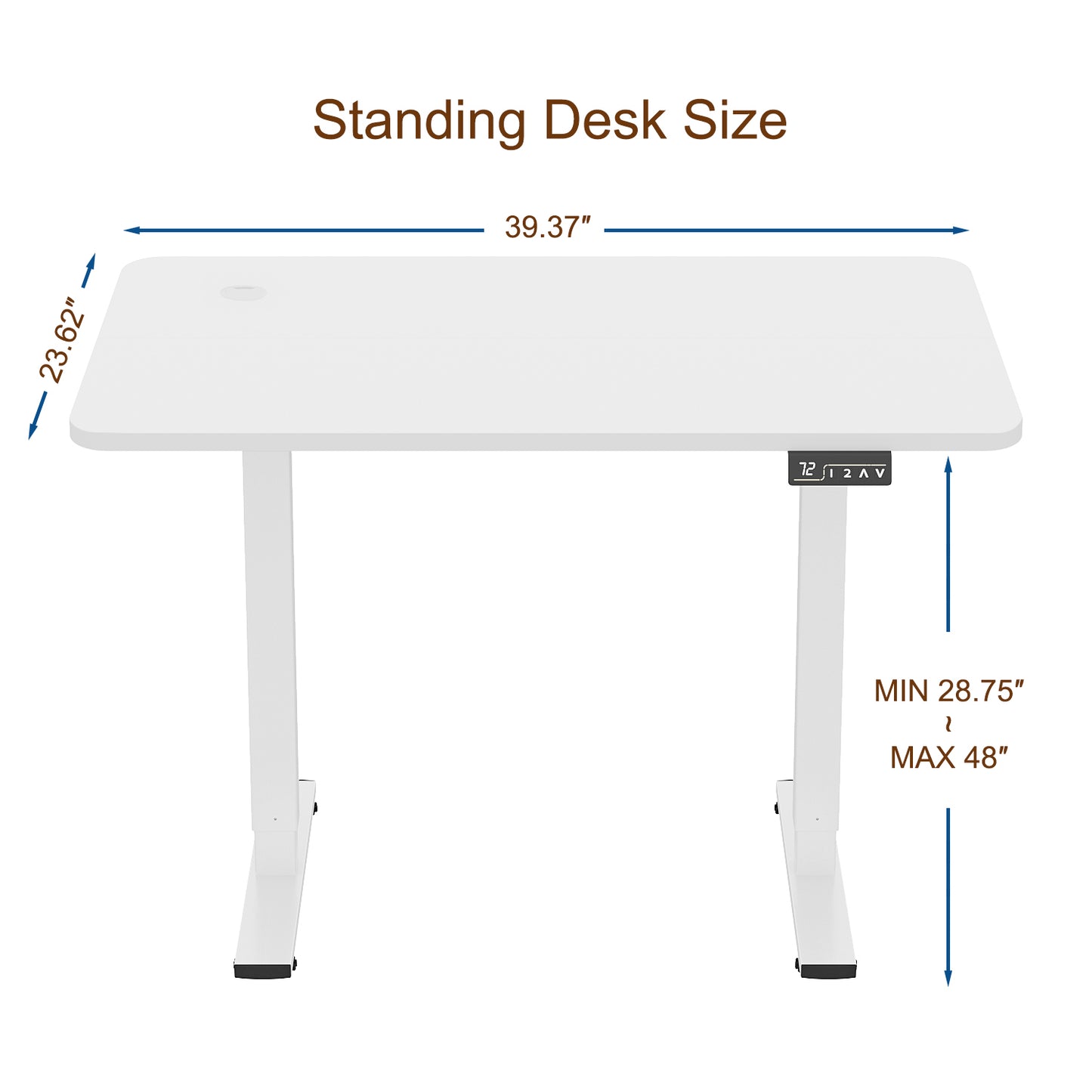 Furmax  Home Office Electric Height Adjustable Standing Desk