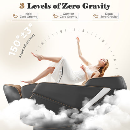Furmax 2025 Full Body Massage Chair Zero Gravity Chair with SL-Track Shiatsu Massage Recliner with Body Scan AI Control & Heating