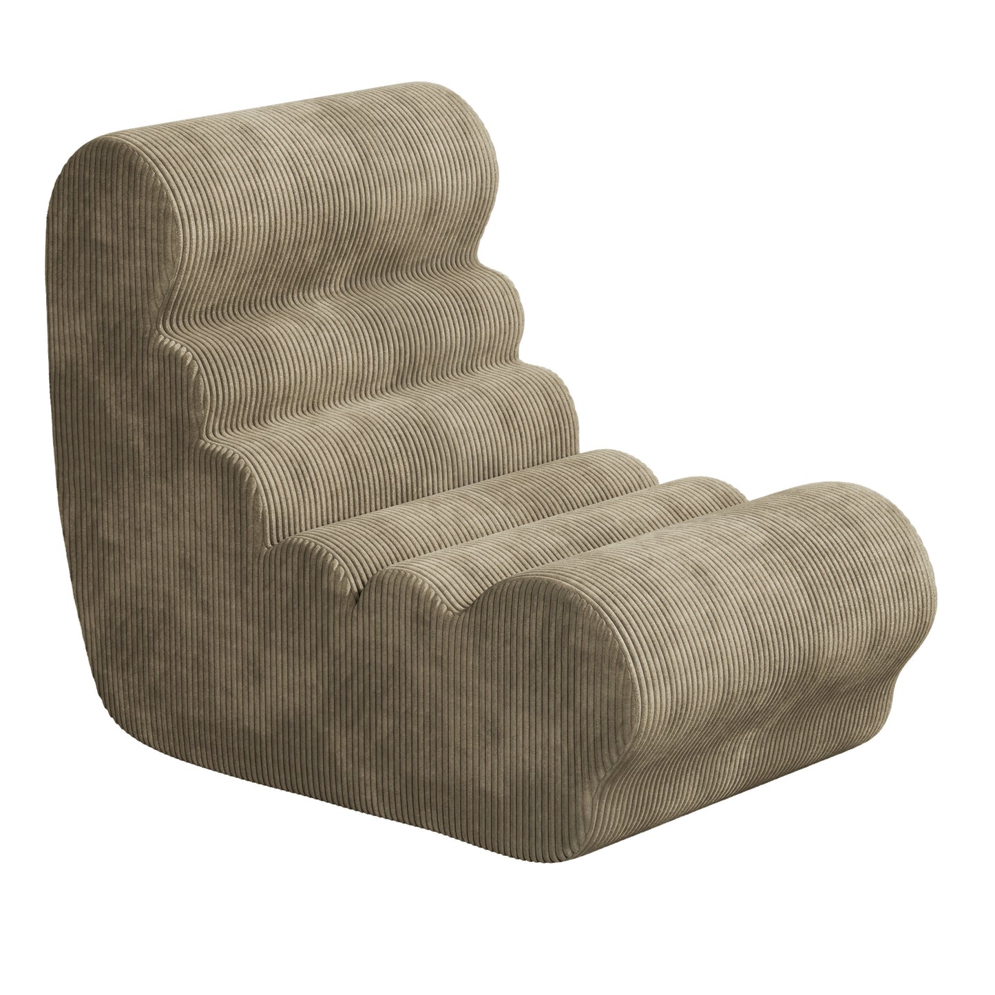 Furmax Modern Tufted Upholstered Sofa, High-Density Sponge Filled Comfortable Couch, Suitable for Living Room, Bedroom and Apartment