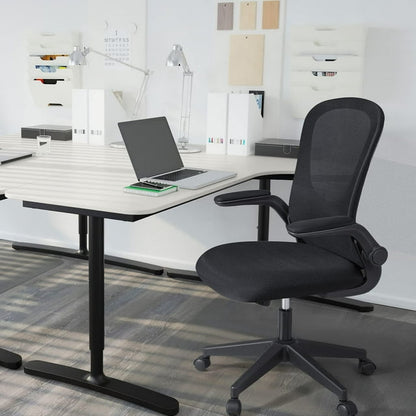 Furmax Office Chair Mesh Desk Chair with Adjustable Arms Ergonomic Computer Chair Rolling Chair with Back and Lumbar Support