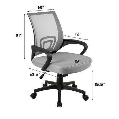 Furmax Manager's Chair with Swivel & Lumbar Support, 250 lb. Capacity