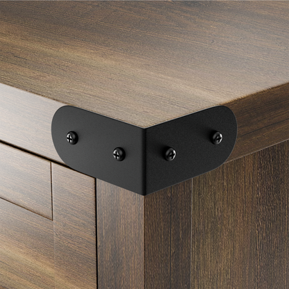 Furmax Modern Farmhouse Storage Cabinet, Wood Kitchen Buffet Sideboard with Drawer and Shelf