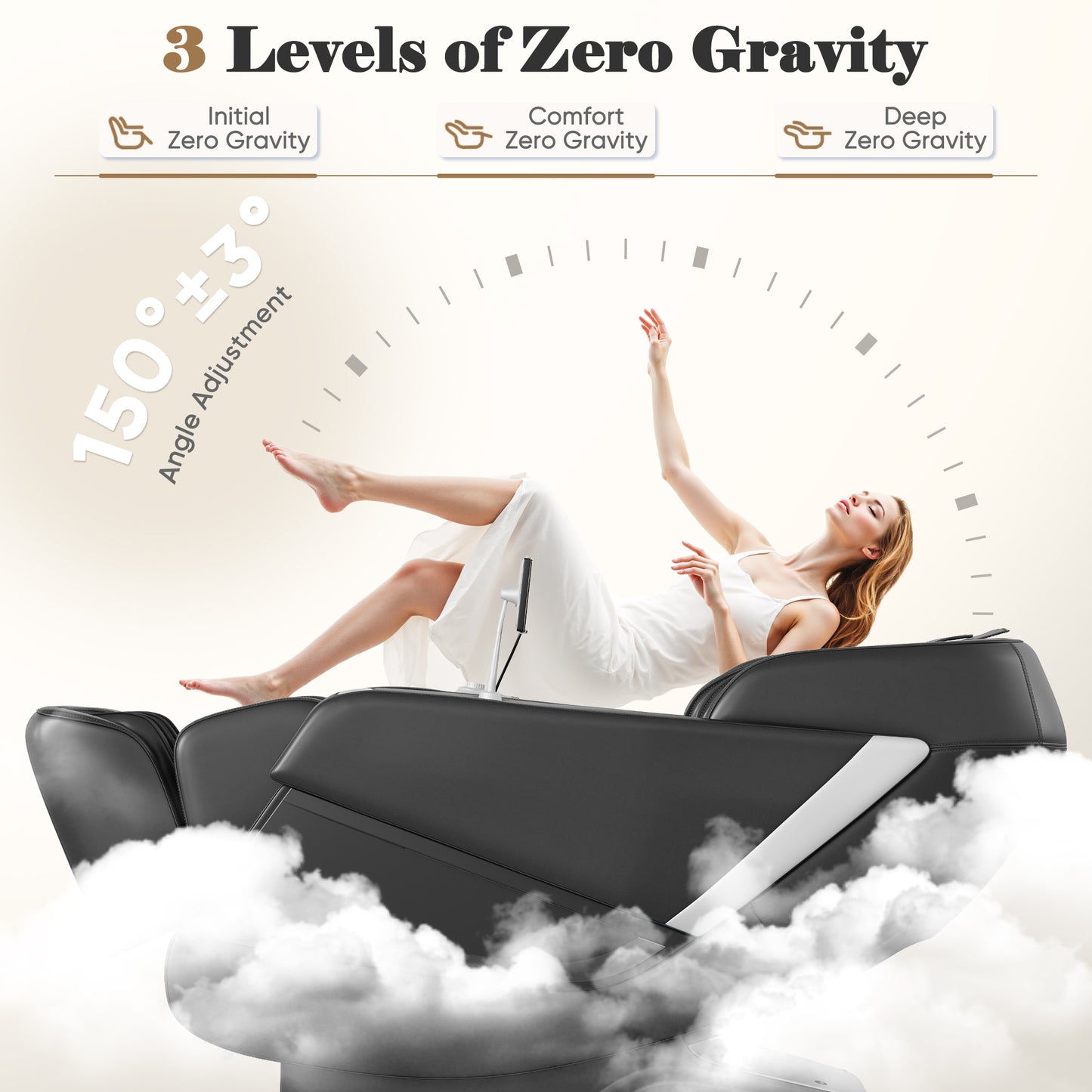 Furmax 2025 Full Body Massage Chair Zero Gravity Chair with SL-Track Shiatsu Massage Recliner with Body Scan AI Control & Heating