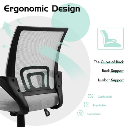 Furmax Manager's Chair with Swivel & Lumbar Support, 250 lb. Capacity