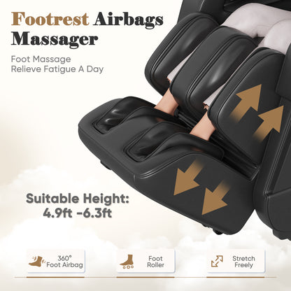 Furmax 2025 Full Body Massage Chair Zero Gravity Chair with SL-Track Shiatsu Massage Recliner with Body Scan AI Control & Heating