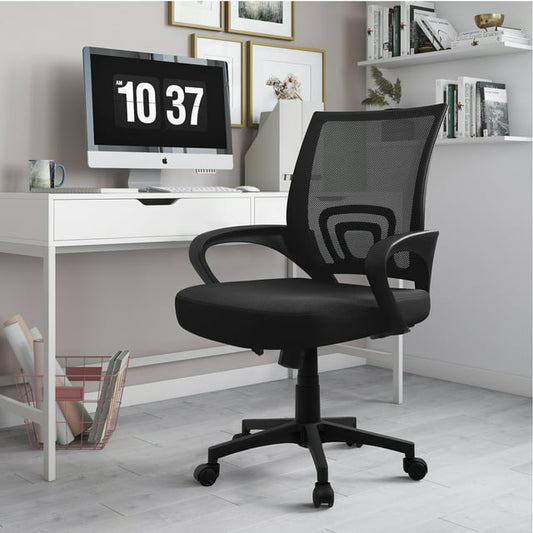 Furmax Manager's Chair with Swivel & Lumbar Support, 250 lb. Capacity