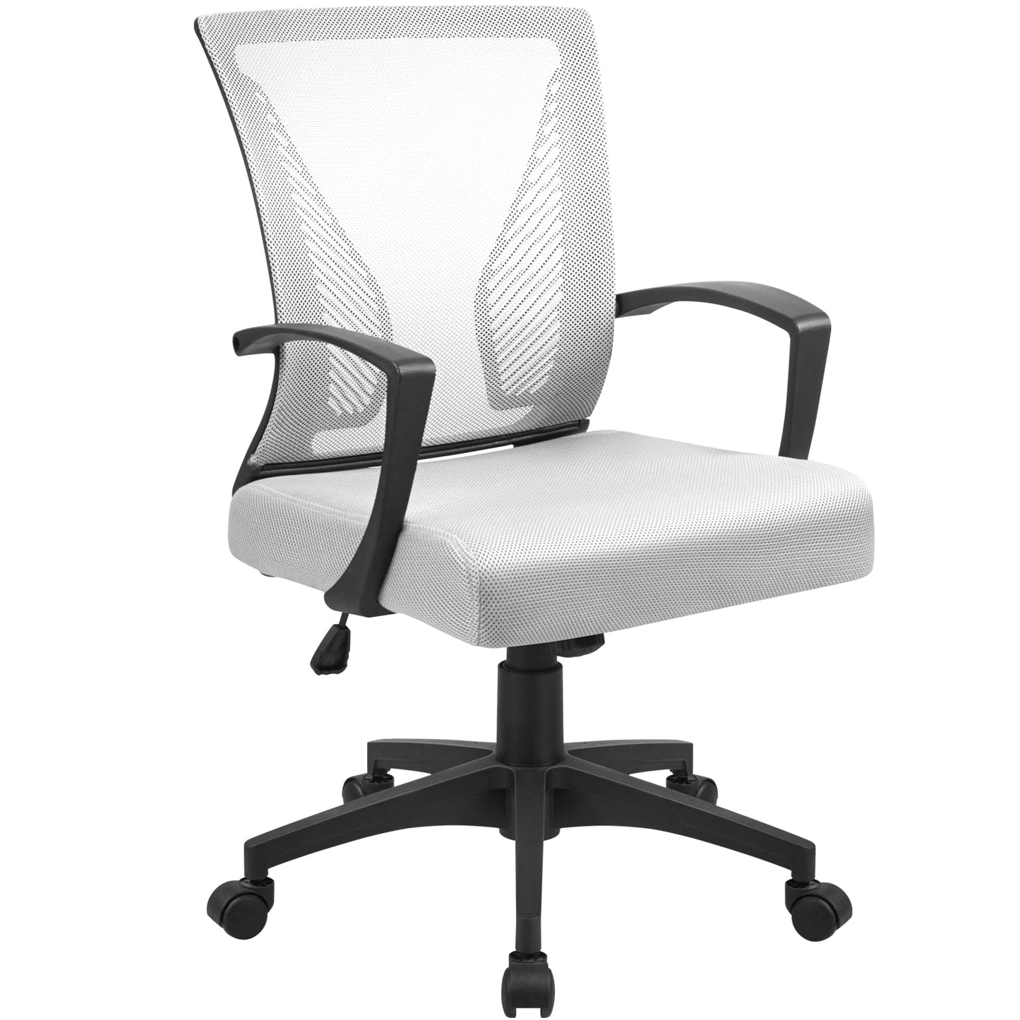Furmax Manager's Chair with Swivel & Lumbar Support, 265 lb. Capacity, Black