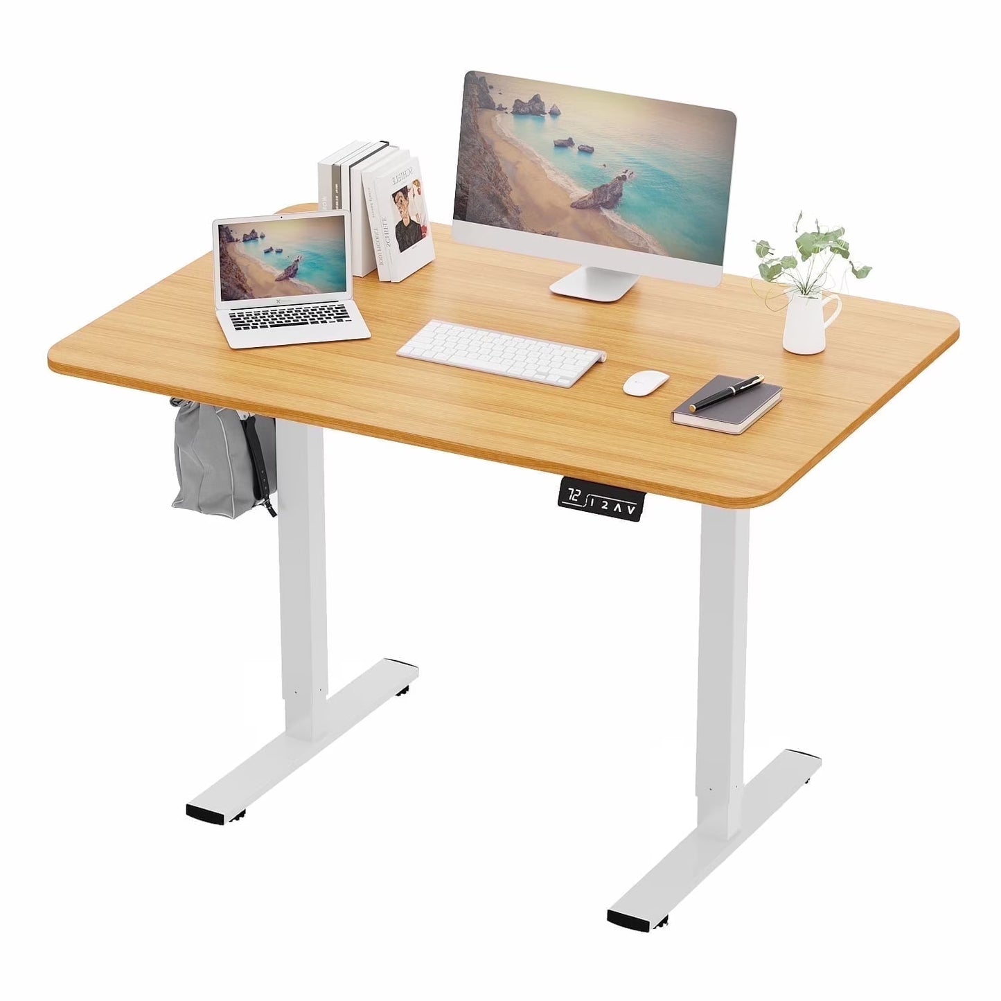 Furmax 48" x 24" Home Office Electric Height Adjustable Standing Desk