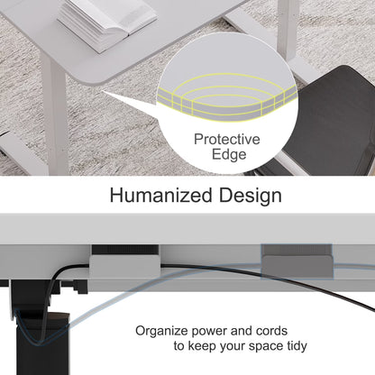 Furmax 48" x 24" Home Office Electric Height Adjustable Standing Desk