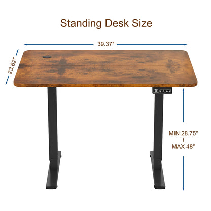 Furmax 48" x 24" Home Office Electric Height Adjustable Standing Desk
