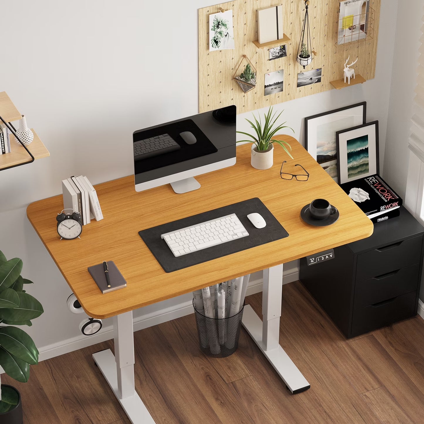 Furmax 48" x 24" Home Office Electric Height Adjustable Standing Desk