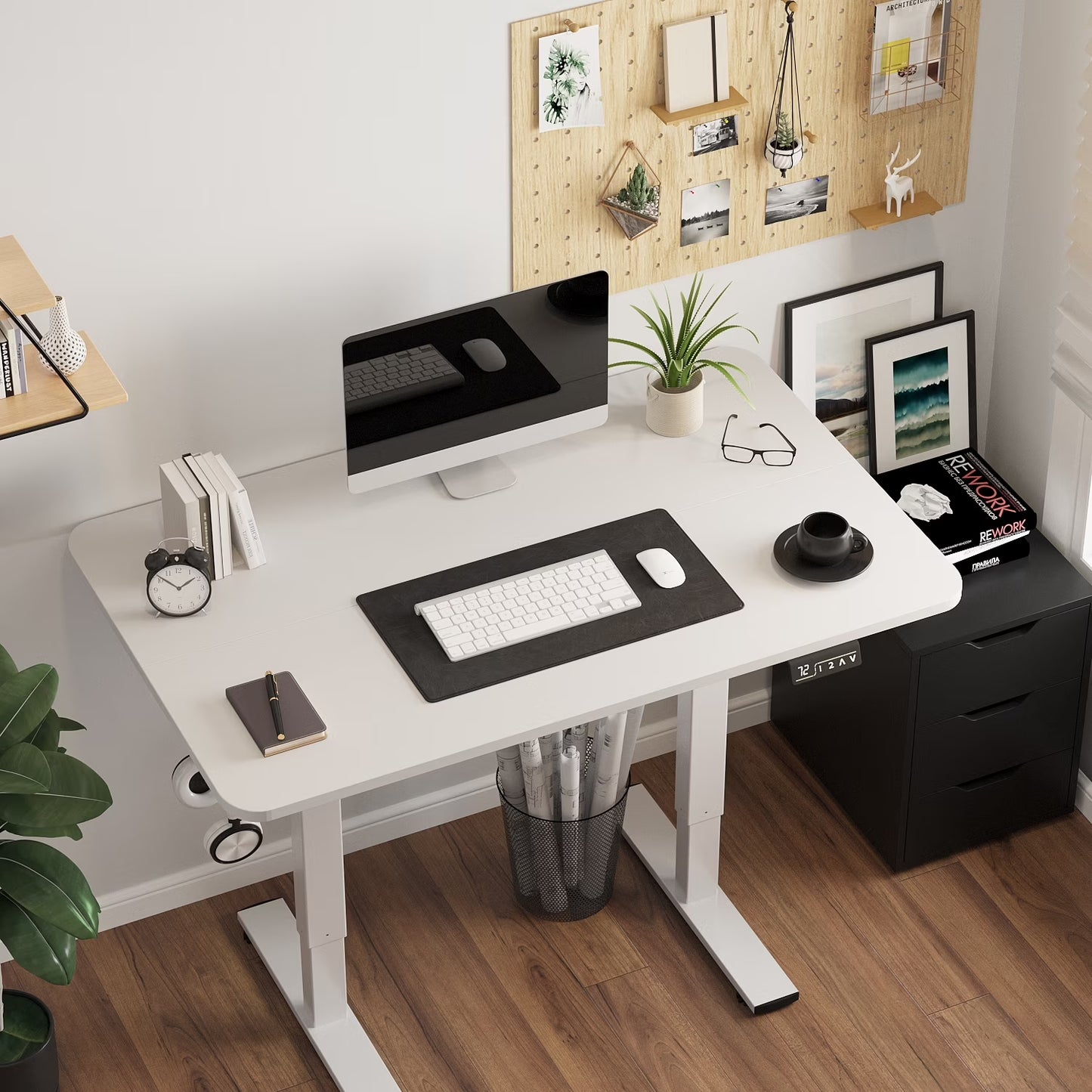 Furmax 48" x 24" Home Office Electric Height Adjustable Standing Desk