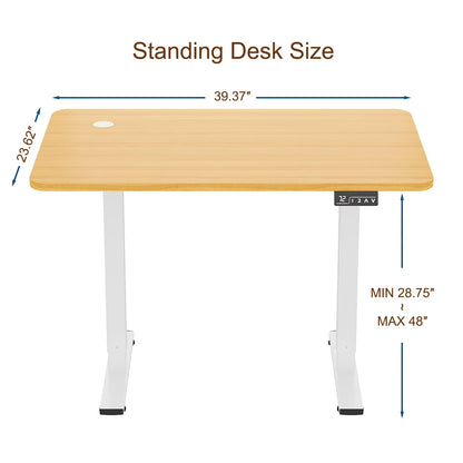 Furmax 48" x 24" Home Office Electric Height Adjustable Standing Desk