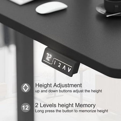 Furmax 48" x 24" Home Office Electric Height Adjustable Standing Desk