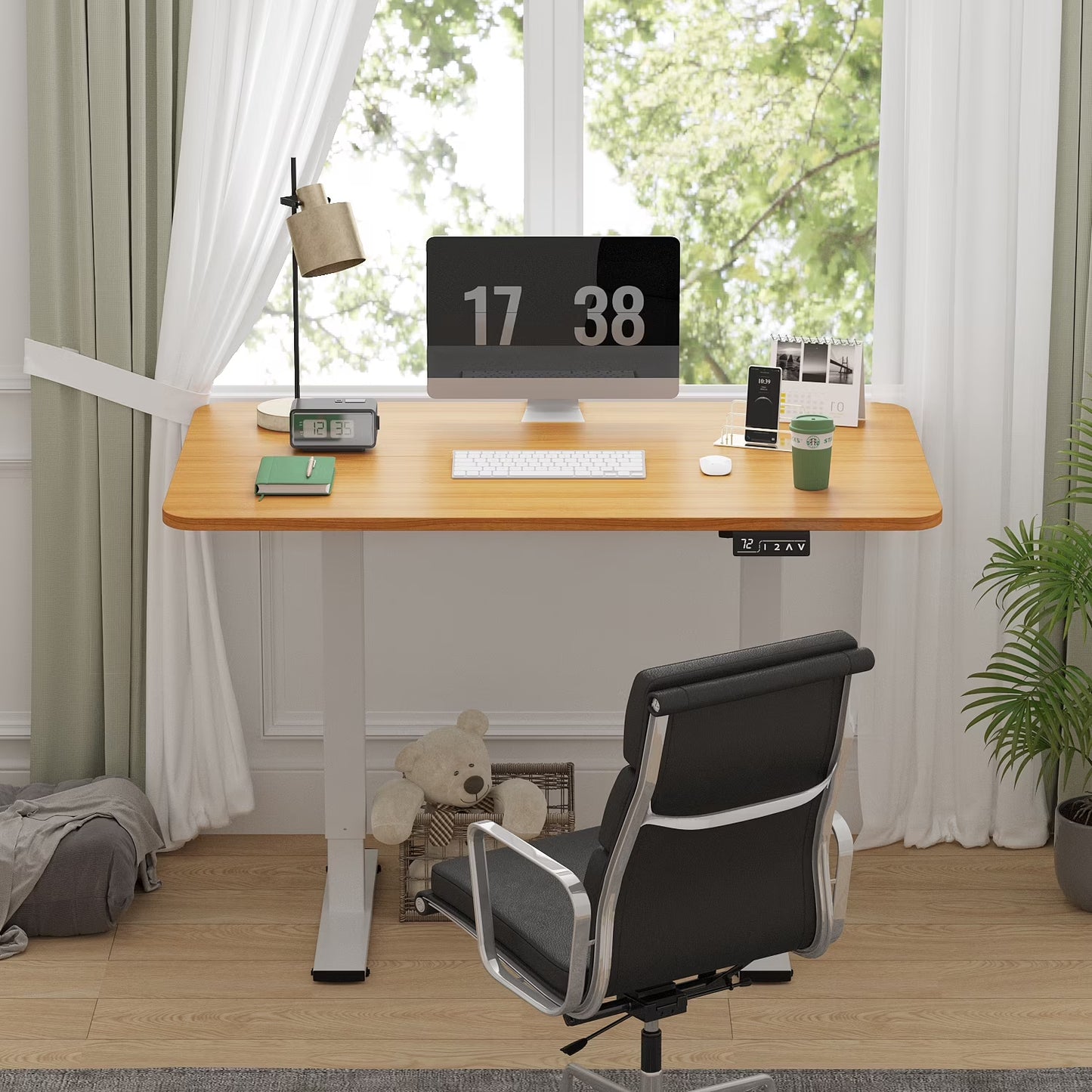 Furmax 48" x 24" Home Office Electric Height Adjustable Standing Desk