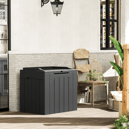 Furmax 31 Gallon Deck Box Outdoor Storage Box Patio Storage Furniture