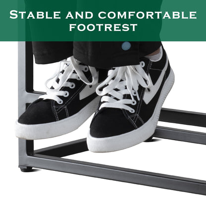 Furmax 24" Upholstered Counter Stool Bar Stool with Footrest