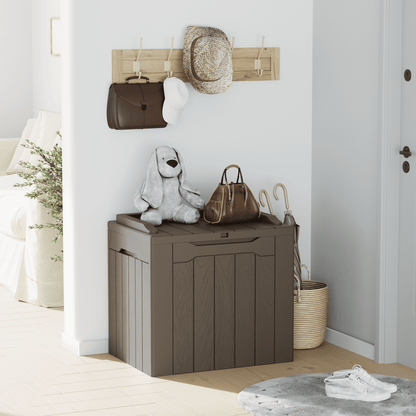 Furmax 31 Gallon Deck Box Outdoor Storage Box Patio Storage Furniture
