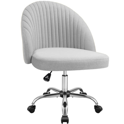 Furmax Home Office Chairs with Adjustable Height, Comfortable Swivel Rolling Chair for Office Study Bedroom Living Room