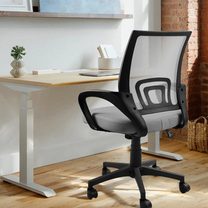 Furmax Mid Back Home Office Chair Mesh Desk Chair Ergonomic Swivel Task Chair with Lumbar Support