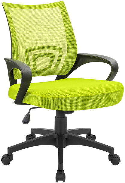 Furmax Mid Back Home Office Chair Mesh Desk Chair Ergonomic Swivel Task Chair with Lumbar Support