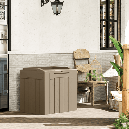 Furmax 31 Gallon Deck Box Outdoor Storage Box Patio Storage Furniture