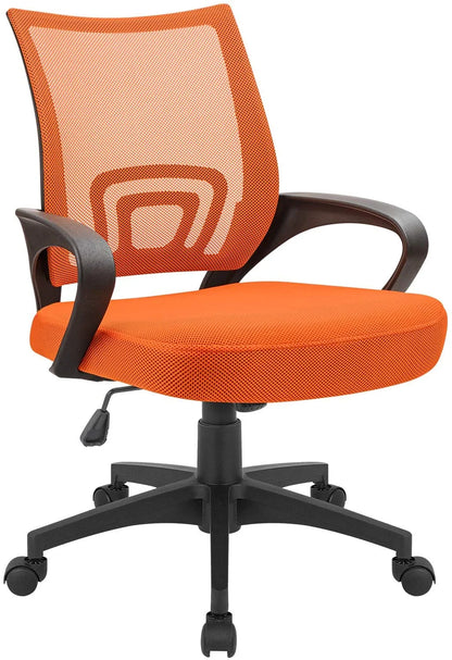 Furmax Mid Back Home Office Chair Mesh Desk Chair Ergonomic Swivel Task Chair with Lumbar Support