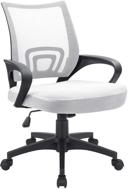Furmax Mid Back Home Office Chair Mesh Desk Chair Ergonomic Swivel Task Chair with Lumbar Support