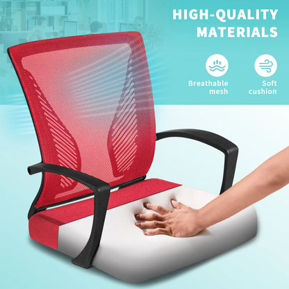 Furmax Manager's Chair with Swivel & Lumbar Support, 265 lb. Capacity, Black