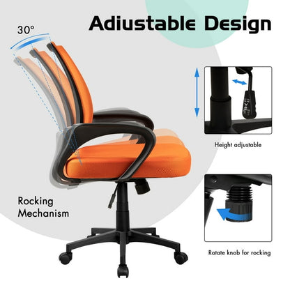 Furmax Manager's Chair with Swivel & Lumbar Support, 250 lb. Capacity