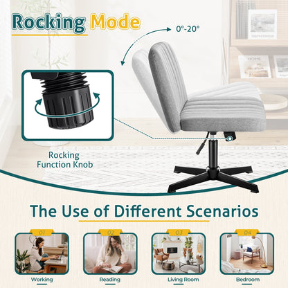 Furmax Modern Padded Office Chair Wide Home Office Desk Chair Height Adjustable Computer Task Chair