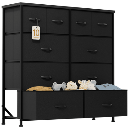 Furmax Fabric Dresser with 7 Drawers, Chest of Drawers for Bedroom, Closet, Entryway, Nursery
