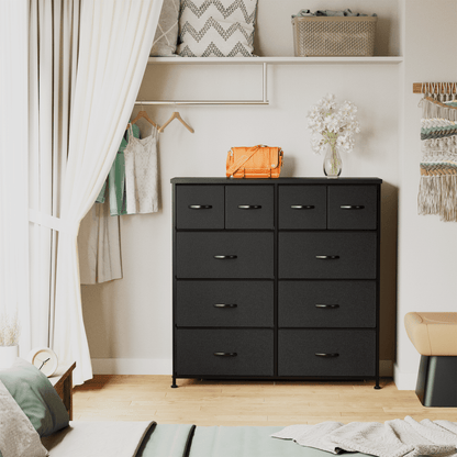 Furmax Fabric Dresser with 7 Drawers, Chest of Drawers for Bedroom, Closet, Entryway, Nursery