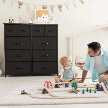 Furmax Fabric Dresser with 7 Drawers, Chest of Drawers for Bedroom, Closet, Entryway, Nursery