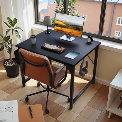 Furmax 32 Inch Office Desk Modern Computer Desk with Storage Bag Writing Table with Headphone Hook