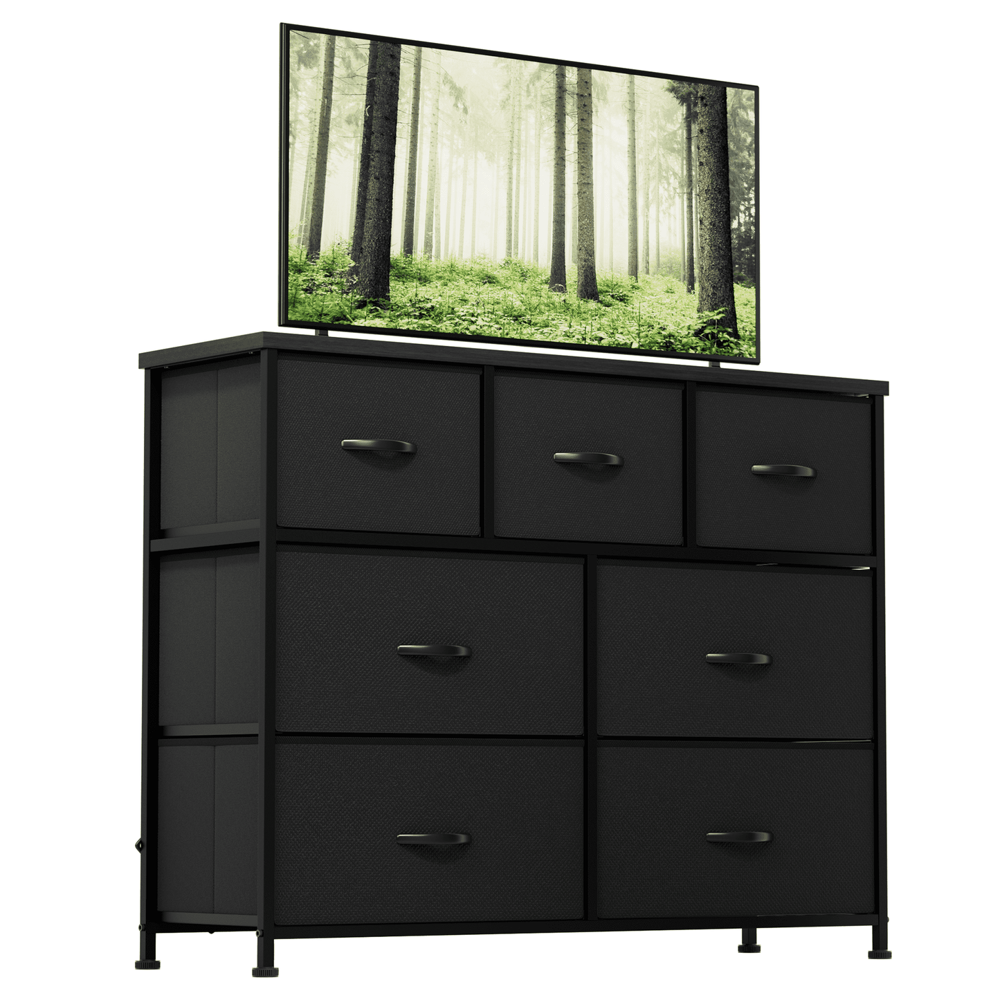 Furmax Fabric Dresser with 7 Drawers, Chest of Drawers for Bedroom, Closet, Entryway, Nursery